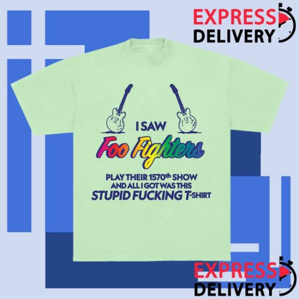 Foo Fighters Store Merch 1570Th Show Tee
