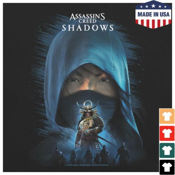 Ubisoft Gear Shop Store Merch Assassin’s Creed Shadows Claws Of Awaji T-Shirt