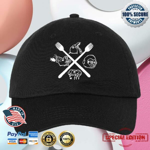 100Percenteat Store Merch 100% Eat Mascot Dad Hat