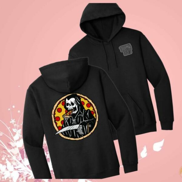 100Percenteat Store Merch Pizza Reaper Hoodie