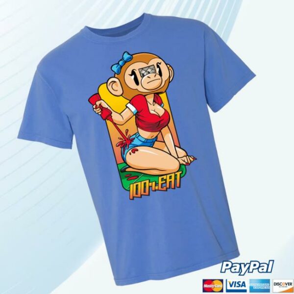 100Percenteat Store Merch Monkey Hookup Tee