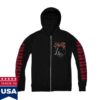 kenny merchnow store skinless foreshadowing our demise black zip up hoodie