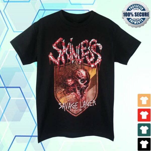 Merchnow Store Skinless Savage Lager Black T-Shirt