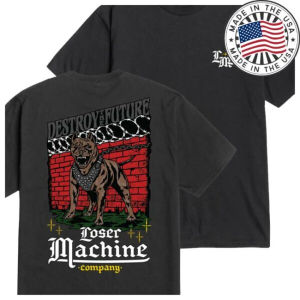 Tillys Store Merch Loser Machine Guard Dog Mens Tee