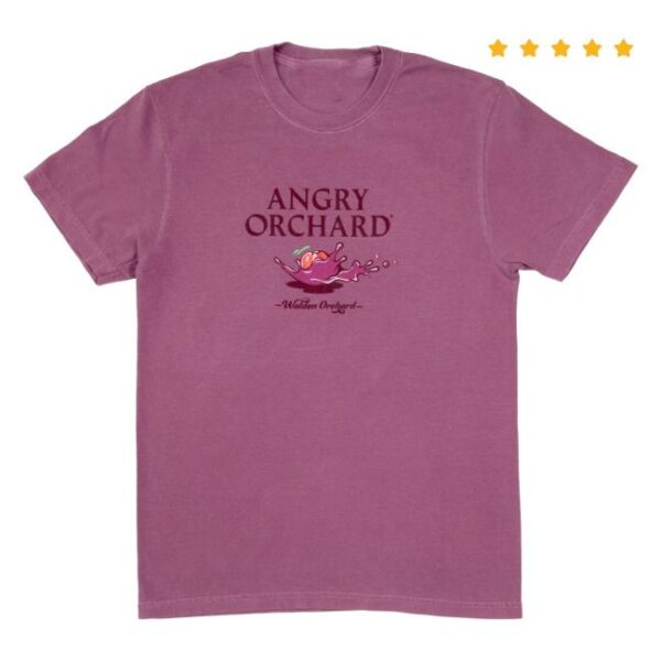 Angry Orchard Store Merch Plum Bike Short Sleeve Tee