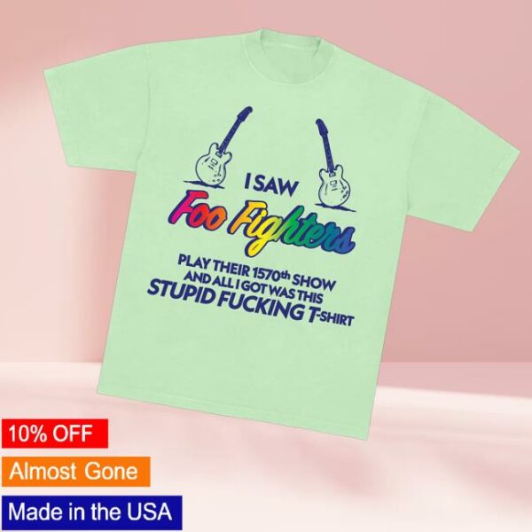 Foo Fighters Shop Merch 1570Th Show Tee