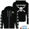 kenny pirates press records store merch teenage bottlerocket logo black zip up hoodie qd