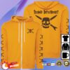 kenny pirates press records store merch teenage bottlerocket logo gold zip up hoodie sd
