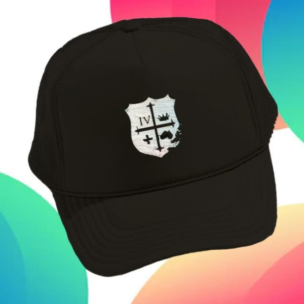 Forking And Country Store Merch World On Fire Crest Trucker Hat