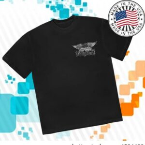 Aerosmith Store Merch Aerosmith &Yungblud One More Time Black T-Shirt