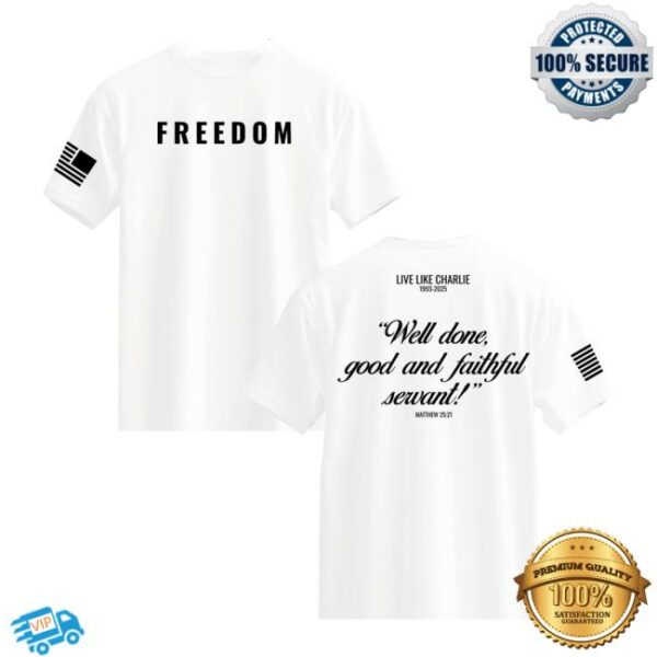 Daniel Defense Merch Store Live Like Charlie T-Shirt