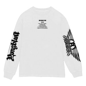 Aerosmith Merch Store Aerosmith And Yungblud One More Time White Longsleeve