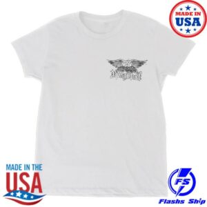 Yungblud Merch Store Aerosmith And Yungblud One More Time White T-Shirt