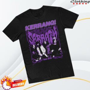 Kerrang Store Merch Black Sabbath X Kerrang Exclusive Tribute Black T-Shirt
