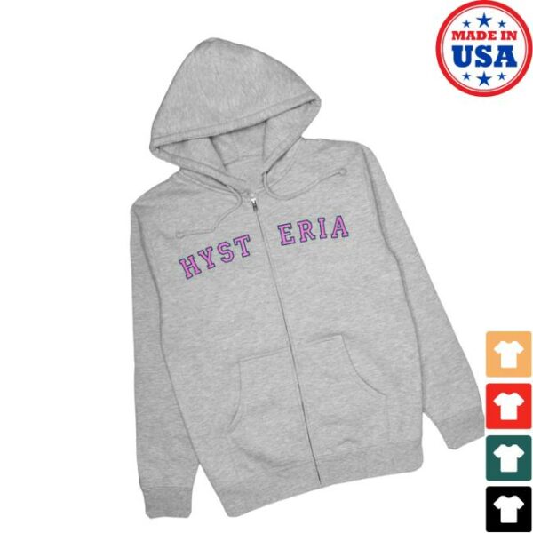 Crooked Store Merch Hysteria Zip Up Hoodie