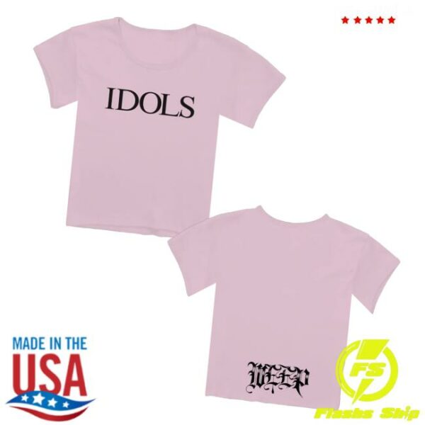 Yungblud Store Merch Idols Weep Pink T-Shirt