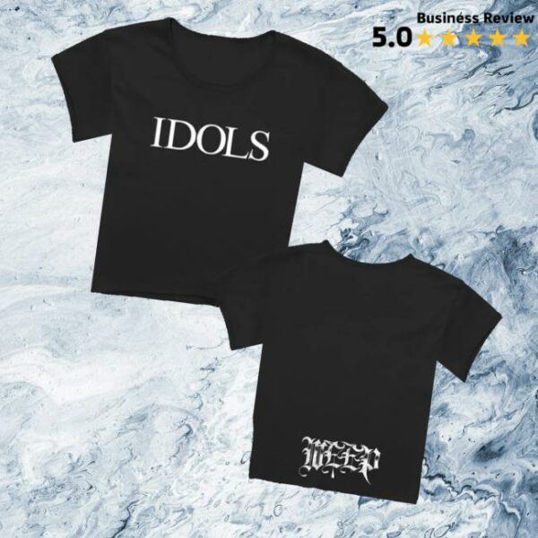 Yungblud Store Merch Idols Weep Black T-Shirt