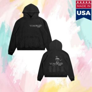 Yungblud Store Merch Idols Black Date Back Hoodie