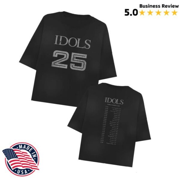 Yungblud Store Merch Idols Date Back Shirt