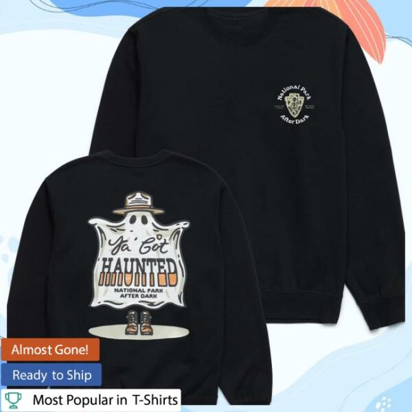 National Arkafterdark Store Merch Haunted Black Crewneck