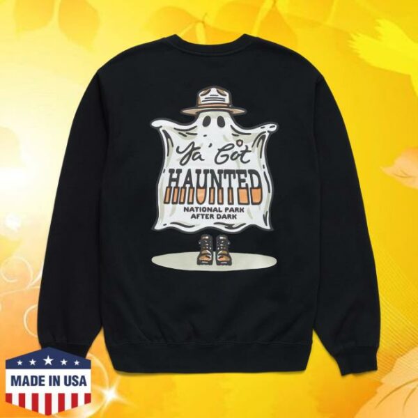 National Arkafterdark Store Merch Haunted Black Crewneck
