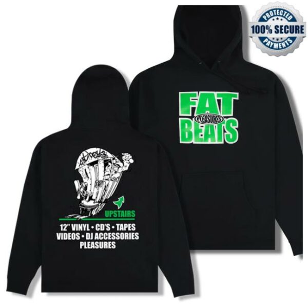 Fat Beats Store Merch Pleasures X Fat Beats 30Th Anniversary Hoodie