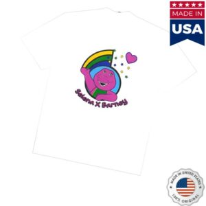 Complex Shop Merch Barney X Selena Rainbow Shirt