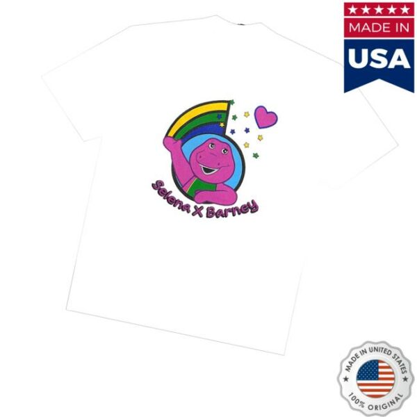 Complex Shop Merch Barney X Selena Rainbow Shirt