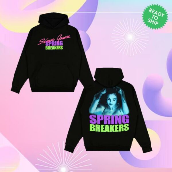 Complex Shop Merch Spring Breakers X Selena Gomez Mask’s On Hoodie