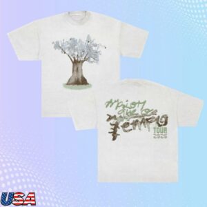 30Praum Store Merch Camiseta Mqot Tour Arvore Off White