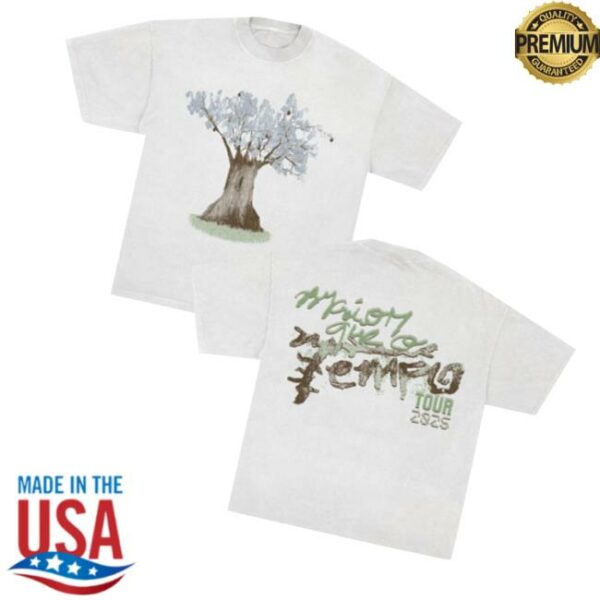 30Praum Store Merch Camiseta Mqot Tour Arvore Off White