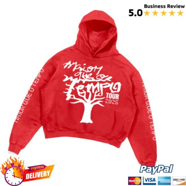 30Praum Store Merch Mqot Tour Vermelho Hoodie