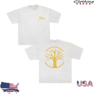 30Praum Store Merch Camiseta Mqot Tour Logo Amarelo Off White