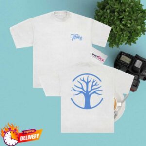 30Praum Store Merch Camiseta Mqot Tour Logo Azul Off White