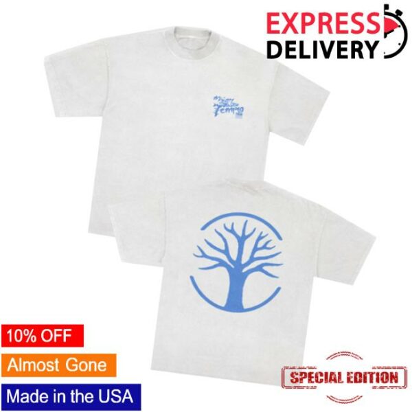 30Praum Store Merch Camiseta Mqot Tour Logo Azul Off White