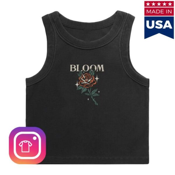 Bloom Store Merch Rose Tank Top