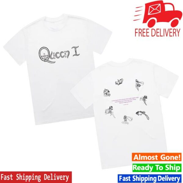 Queen Store Merch Queen 1 In The Land My Fairy King White T-Shirt