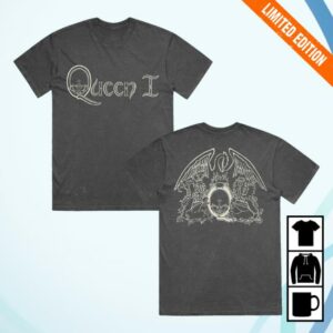 Queen Store Merch Queen 1 Original Logo Vintage Black T-Shirt