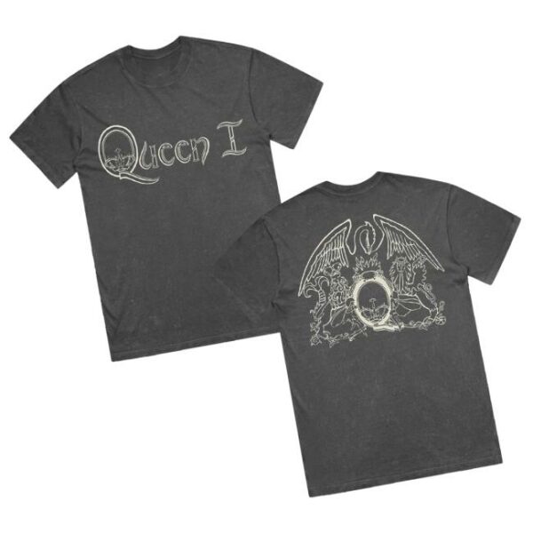 Queen Store Merch Queen 1 Original Logo Vintage Black T-Shirt