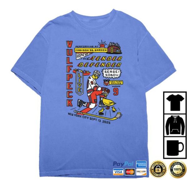 Vulfpeck Merch Store Msg’25 Defender T-Shirt