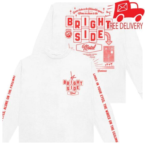 The Lumineers Store Merch Brightside Motel Long Sleeve Tee