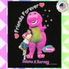 kenny Complex Shop X Selena Gomez Barney X Selena I Love You Black Teeaa