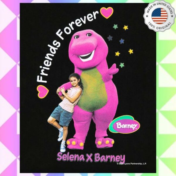 Complex Shop X Selena Gomez Barney X Selena I Love You Black Tee
