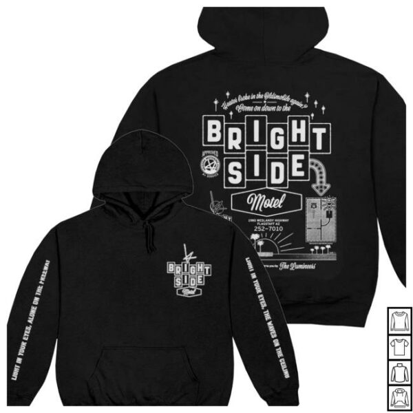 The Lumineers Store Merch Brightside Motel Pullover Hoodie