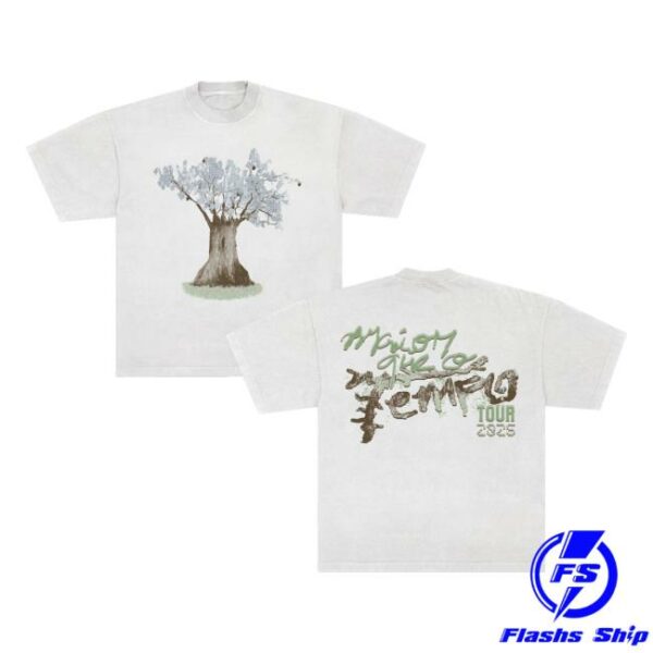 30Praum Merch Store Camiseta Mqot Tour Arvore Off White