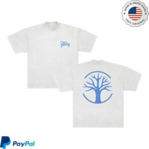 30Praum Merch Store Camiseta Mqot Tour Logo Azul Off White