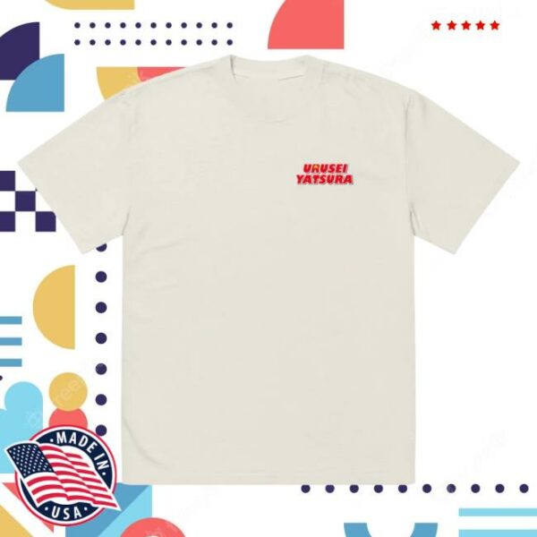 Viz Store Shop Urusei Yatsura Lum And Ataru Oversized Faded T-Shirt