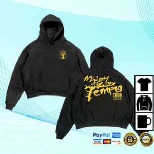 30Praum Merch Store Hoodie Mqot Tour Preto