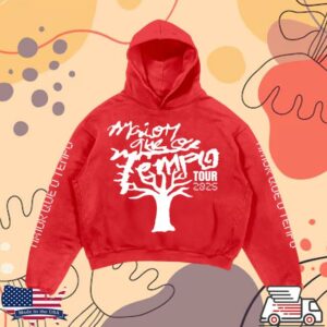 30Praum Merch Store Hoodie Mqot Tour Vermelho