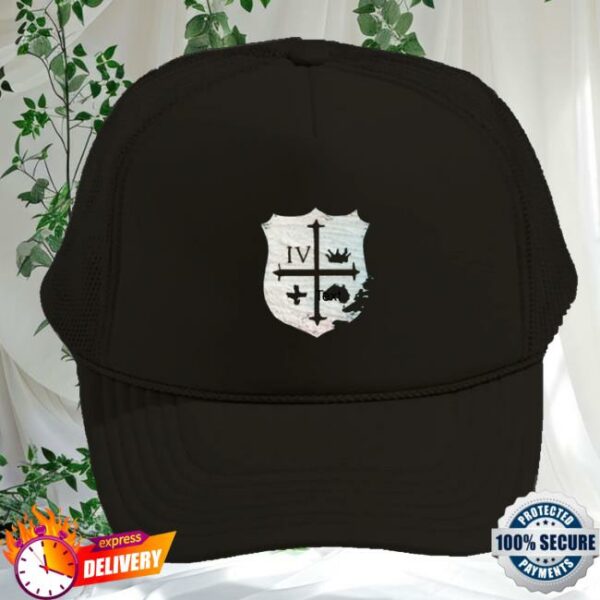 For King And Country Merch Store World On Fire Crest Trucker Hat